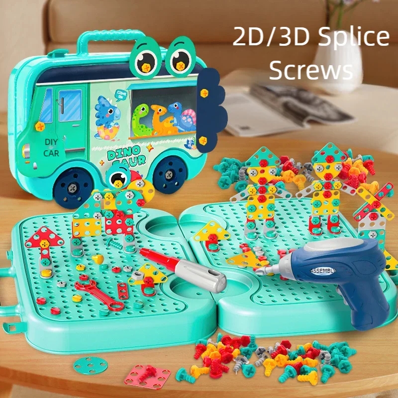 Gardening Tools For 6 Year Old - Simulatie elektrische schroevendraaier Montessori speelgoed montage