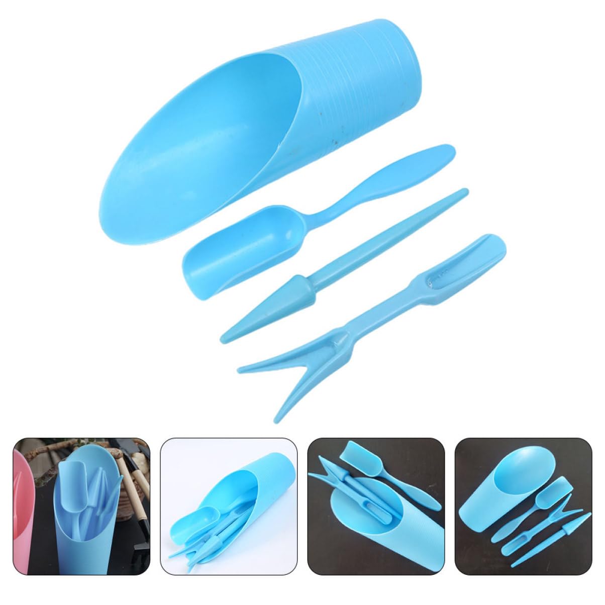 Gardening Tools Equipment - 4 stks/set, Plastic Duurzaam Emmer schop