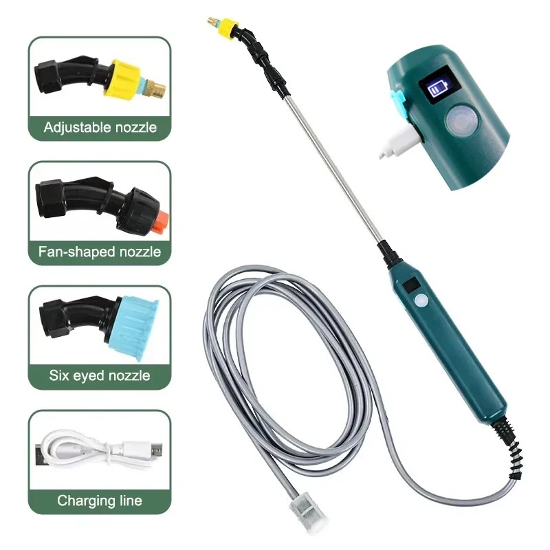 Gardening Tools Lowes - Draagbare 2400mAh hogedruk elektrische tuinsproeier met