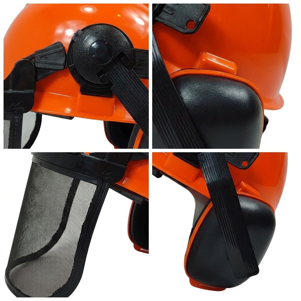 Gardening Tools Lowes - Bosbouwhelm met oorkappen, verstelbaar gaasvizier en