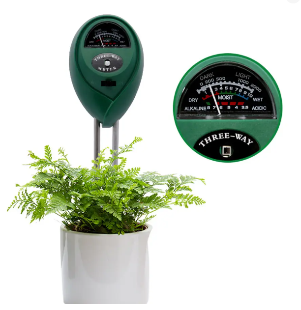 Soil Ph Meter - Tuin PH Meter Zonlicht 3in1 Bodem