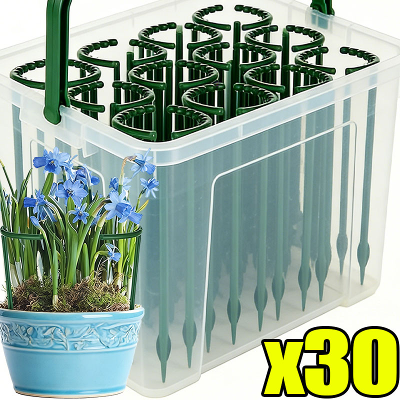 Gardening Tools Hoe - 30-1PCS Plastic Plant Ondersteuning Halve Cirkel