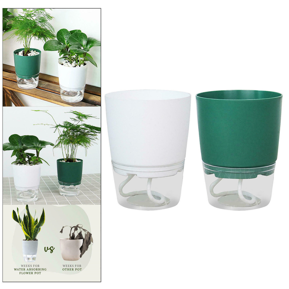 Automatic Plant Waterer - Luie Hydroponische Bloempot Automatische Waterabsorberende Bloempot