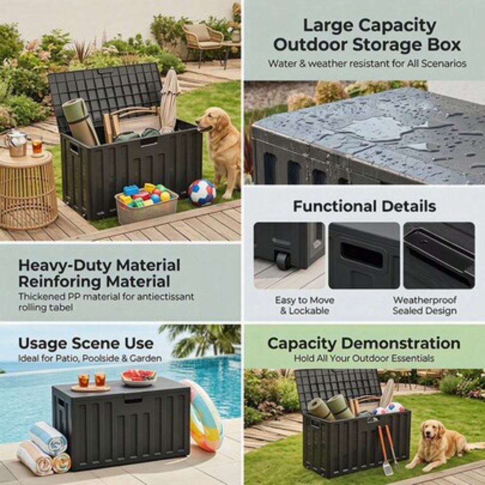 Buitenopslagcontainer met grot - Gardening Tools Equipment recensie en prijs
