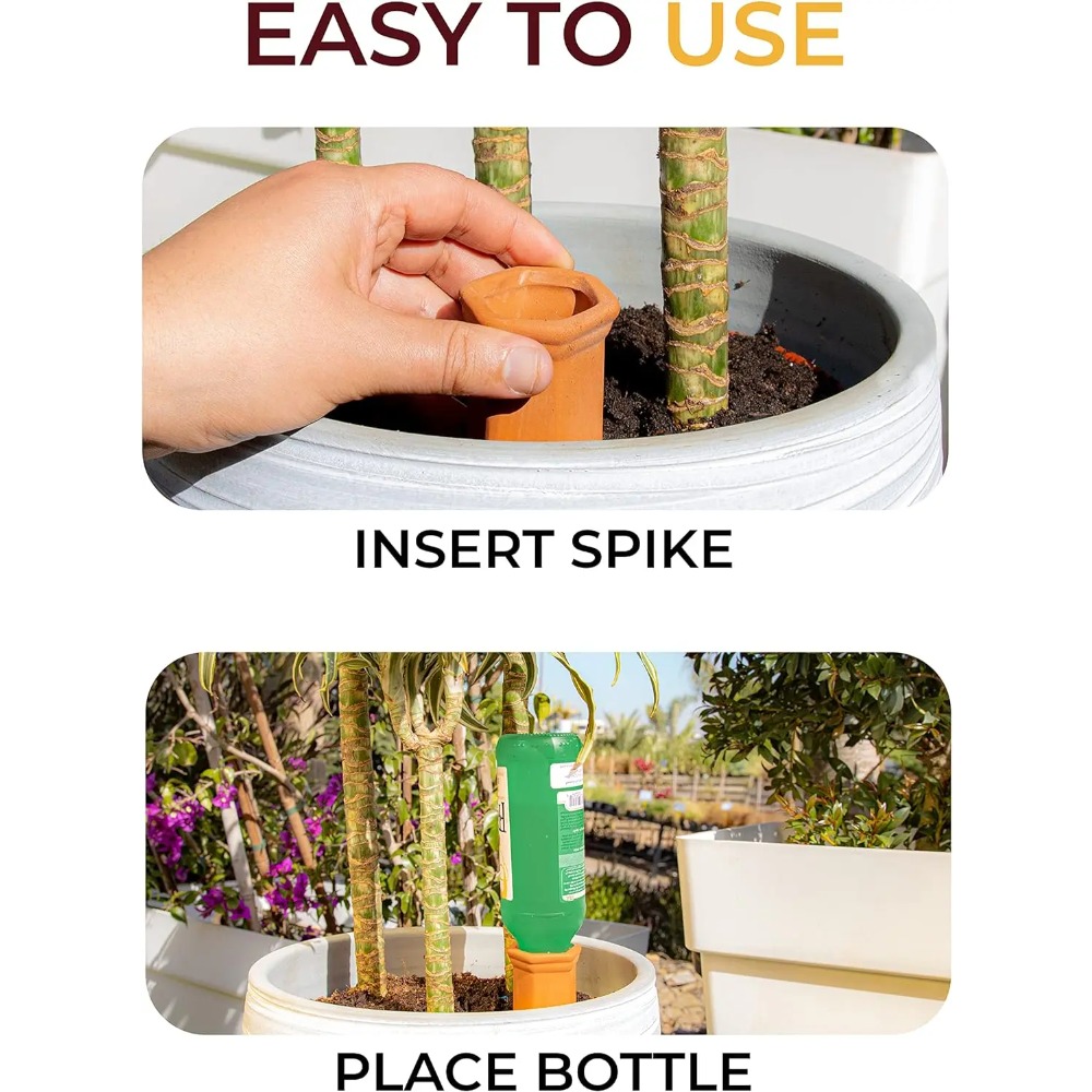 6-pack natuurlijke zelfwaterge - Automatic Plant Waterer recensie en prijs