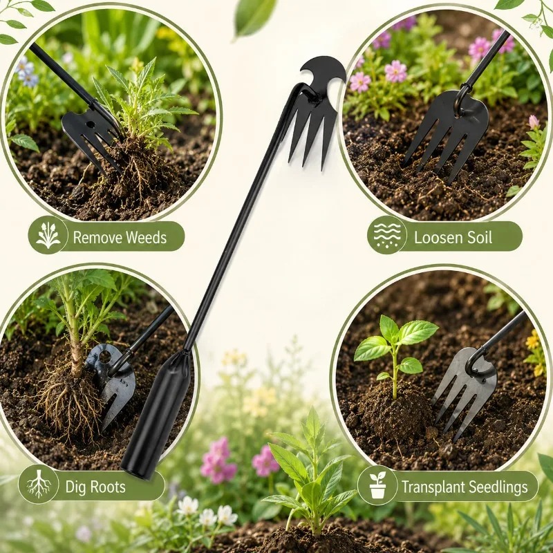 2-in-1 Tuinhark Handmatige Zaa - Gardening Tools Hoe recensie en prijs
