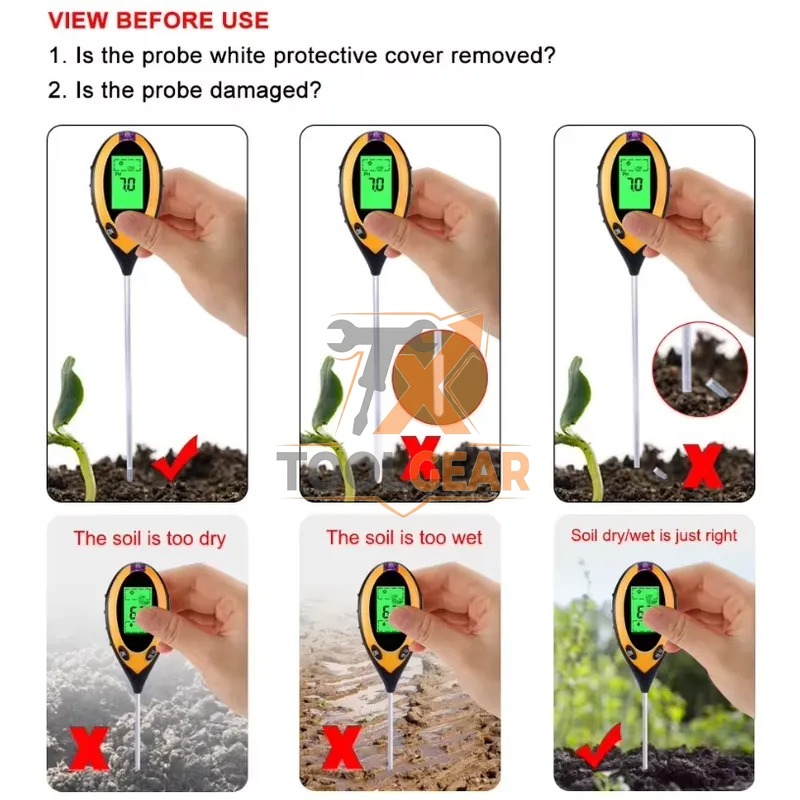 2026 Hotsale* 4-in-1 Bodem-pH- - Soil Ph Meter recensie en prijs