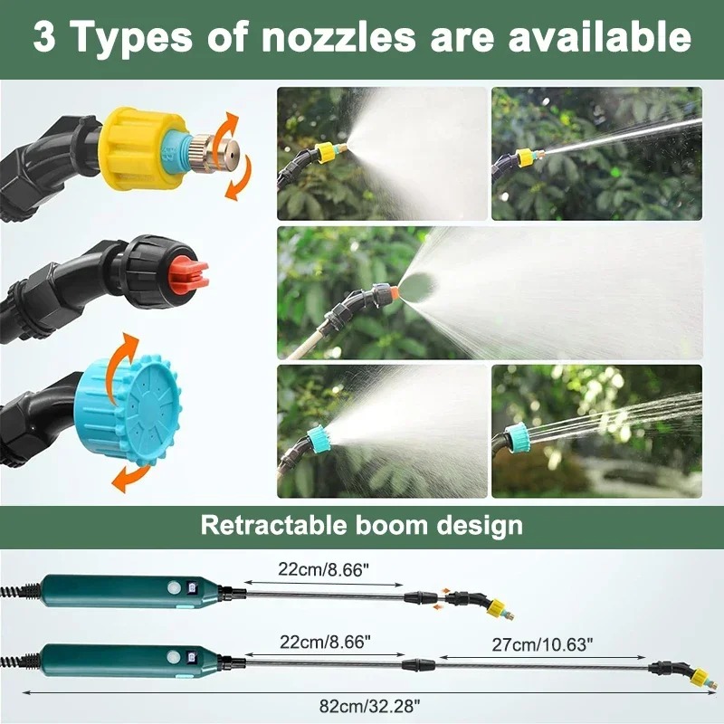 Draagbare 2400mAh hogedruk ele - Gardening Tools Lowes recensie en prijs