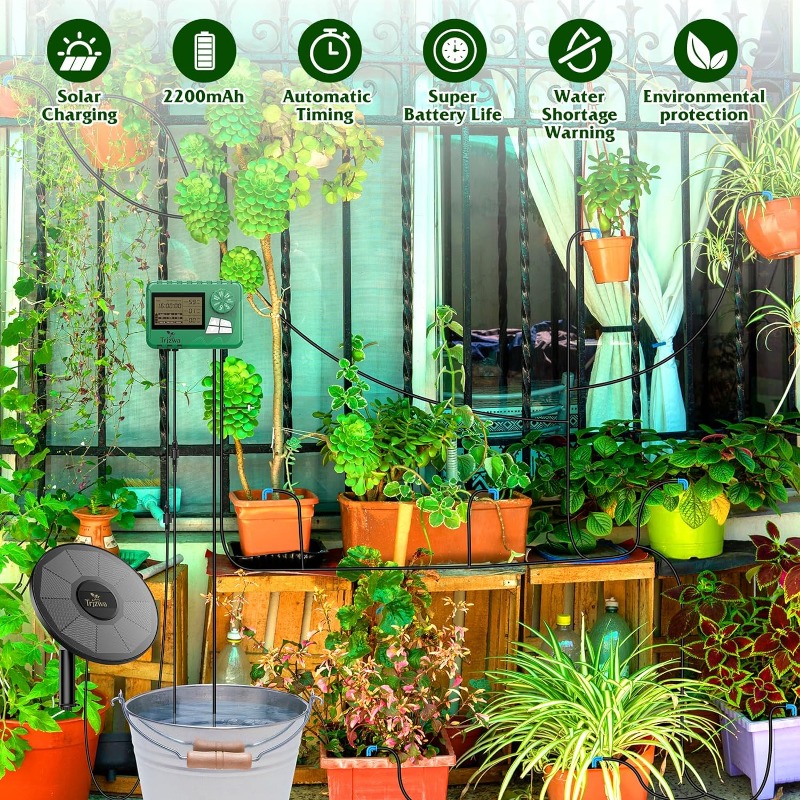 Solar Irrigatie Apparatuur Kas - Automatic Plant Waterer recensie en prijs