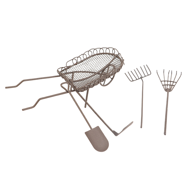 1/12 Poppenhuis Simulatie Tuin - Gardening Tools Hoe recensie en prijs