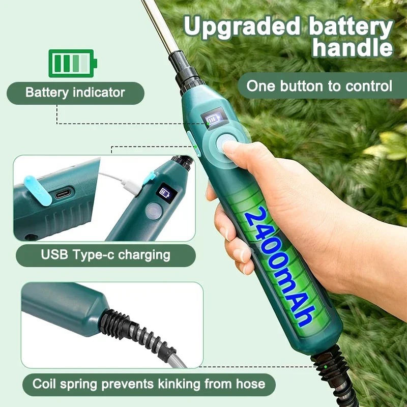 Elektrische Tuinsproeier 2400m - Gardening Tools Lowes recensie en prijs