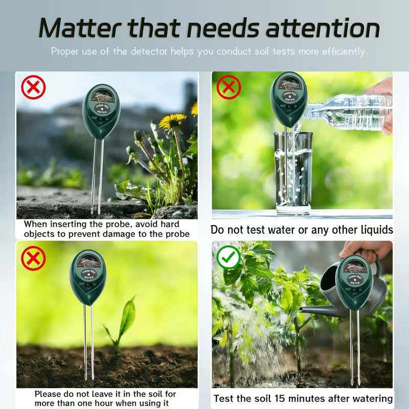 3-in-1 Bodemtester (Vocht-, PH - Gardening Tools Equipment recensie en prijs